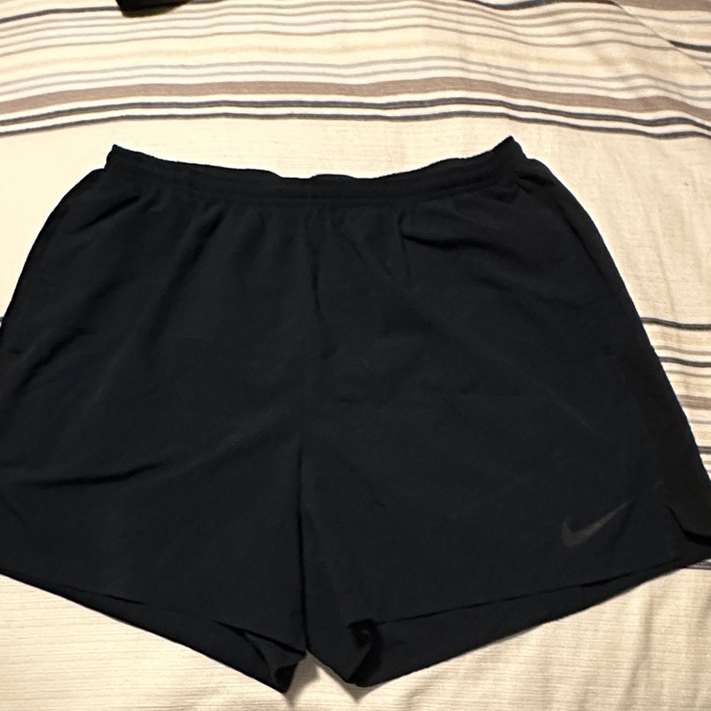 Nike Men’s Navy Running Shorts with Subtle Swoosh